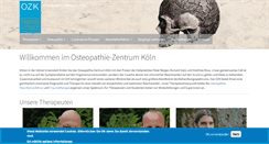 Desktop Screenshot of osteopathie-zentrum-koeln.de